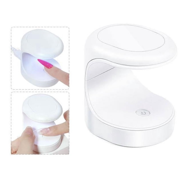Mini lámpara UV Gel de uñas Secador de uñas americano Lámpara de uñas LED UV profesional USB portátil para máquina de uñas de esmalte de uñas semipermanente, salón de manicura de arte de uñas