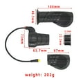 thumbnail image 3 of Fanjie For 20X Half Turn Throttle 24V-72V For Electric Scooter For E-Bike For M8 Head, 3 of 8