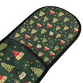 thumbnail image 4 of Yayeee Double Oven Mitt Kitchen Heat Resistant Baking 35" x7" Quilted Glove, Christmas Tree, 4 of 6