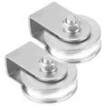 thumbnail image 3 of Miangastore 2pcs Single Block Pulley Steel Pulley Hoist Lifting Pulley Single Pulley Rope Pulley, 3 of 8