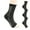 blackb, variant on LEEYNEER 4Pairs Neuropathy Socks for Women and Men  Soothe Relief Compression Socks  Ankle Brace for Plantar Fasciitis Sleeve Soothe-White L/XL