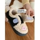 thumbnail image 3 of Zapatillas de casa de algodón con diseño de abeja para mujer, zapatos de invierno para padres e hijos, antideslizantes, cálidos, para niños y niñas, zapatillas para el hogar, 3 of 5