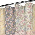 thumbnail image 3 of Pioneer Flower Floral Print Pattern Shower Curtain 72"x72" ,Bathroom Decorative Shower Curtains Set with 12 Hooks,Modern Waterproof Washable Shower Curtain, 3 of 6