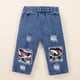 thumbnail image 4 of Gibobby Conjunto para bebé niña Conjunto para niños pequeños, estampado de letras, camisetas de manga larga, pantalones de chándal, conjunto de 2 uds.(Negro,12-18 Meses), 4 of 5