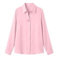 thumbnail image 6 of BTDECLAR Women's Button Down Shirts Long Sleeve Basic Classic Work Shirt Collared Fashion Dressy Casual Blouses Tops Summer 2026 Trendy, 6 of 7