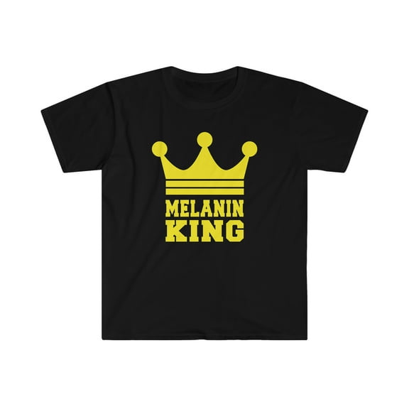 Melanin King Unisex T-shirt S-3XL Conscious King Black Men are Beautiful