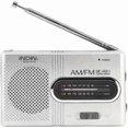 thumbnail image 1 of Portable AM FM Radio - Mini Radio with Telescopic Antenna and Headphone Jack, Stereo Speaker Receiver Music Player, 1 of 4