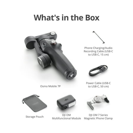 DJI - Osmo Mobile 7P Smartphone 3-Axis Gimbal Stabilizer - Gray
