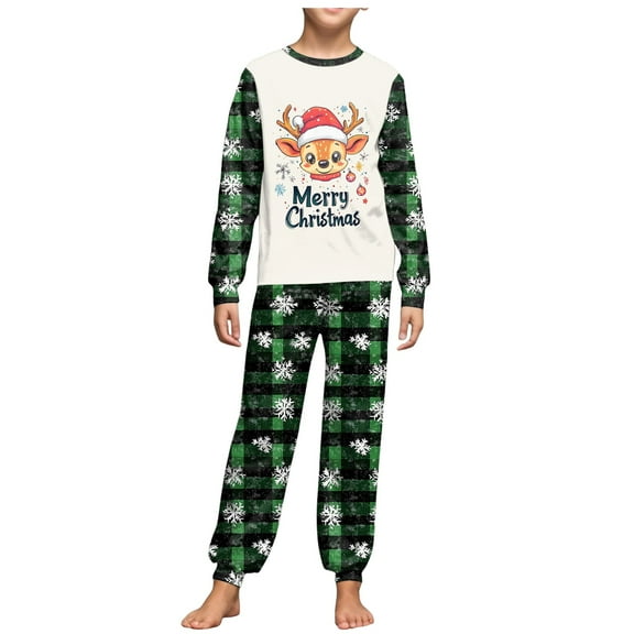 eczipvz Matching Boy Christmas Pajamas Set - Sleepwear Pjs,Size 10-11 Years