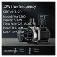 thumbnail image 2 of Fish Tank Filter Pump ,24V High Power Submersible Pump Fish Tank Filter Pump Water Pump Variable Frequency Ultra Power Saving Silent Aquarium Accessori ,Amazing Filtration Performance, 2 of 7