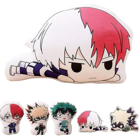 Midoriya Izuku Boku Plush Figure Mha Pillow, Anime Plush Stuffed Cushi ...