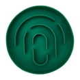 thumbnail image 1 of Comedero lento para gatos, tapete de silicona con golosinas para perros, anti-tragos para perros y gatos Verde, 1 of 8