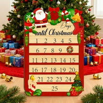 Wooden Christmas Calendar, Advent Calendar Countdown, Rustic Christmas Decor, Holiday Countdown Calendar, Festive Home Decor, Christmas Tradition, Wooden Advent Calendar, Seasonal Home Accessories