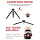 thumbnail image 2 of USKEYVISION Smartphone Video Vlogging Kit Metal Micrófono Luz Tiktok YouTube Podcast Equipo para iPhone 15/14/13 Mini/Pro/Max, Smartphone Android (V-Master), 2 of 5