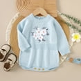 Rgdypko Fashion Girls Casual Romper Baby Boy Embroidery Flower Pattern