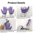 thumbnail image 4 of 1 Pair Gardening Work Gloves for Women & Men, Breathable Garden Gloves with Grip, Working Gloves, Medium Size Fits Most, 4 of 5