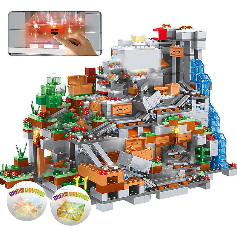 1315pcs Compatible With 21137 Minecraft Building Blocks Cave Elevator Village Doll Modular Building Blocks Diy Children s Toys Walmart