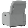thumbnail image 3 of vidaXL Electric Stand up Massage Recliner Chair Light Gray Fabric, 3 of 9