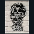 thumbnail image 4 of Handmadetneonsign Skull And Roses Dead Skeleton Head Metal Wall Art Light, Skeleton Head Metal Sign Wall Decor, 4 of 5