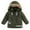 1#Green756, variant on Byoo Toddler Boy Down Jacket Zip Up Padded Warm Solid Windbreakers Parka Coat Children Snow Aactive Puffer Jacket
