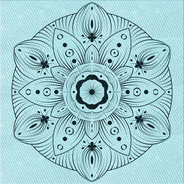 Ahgly Tapis d'Intérieur Lavable en Machine Carré Transitionnel Bleu Électrique, 7 Pieds Carré