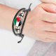 thumbnail image 5 of Palestinian Flag Braided Bracelet Palestine Four Style Flag Wristband Gift, 5 of 5