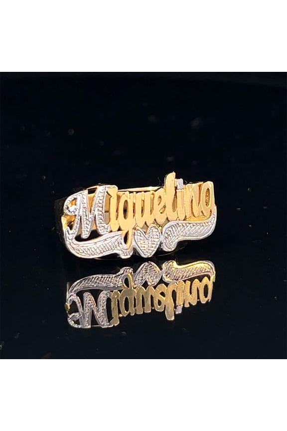 Customized name ring