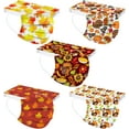 thumbnail image 3 of HUGFEGWE 50Pcs Fall Disposable Adults Face Masks,3 Ply Protective Disposable Face Masks with Maple Leaf Thanksgiving Designs (Fall/Thanksgiving J) CJB91-40806, 3 of 7