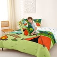 thumbnail image 4 of Catabedysis Cartoon Camping Full Size Comforter Sets,Camper Tent Print Bedding Comforter Set For Boys,Multicolor,Polkadot Reversible,3 Pieces,1 Comforter and 2 Pillowcases, 4 of 7