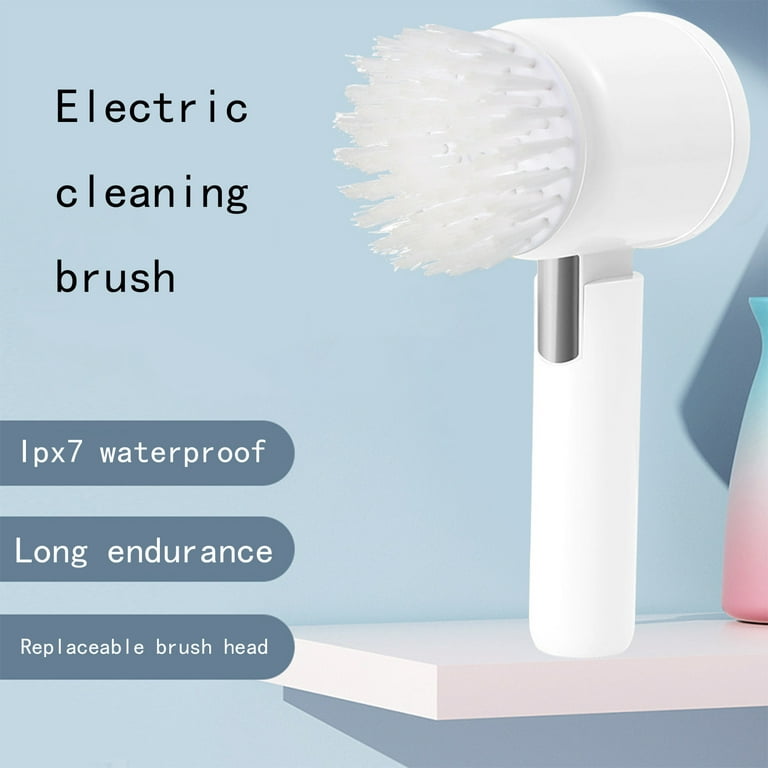 TAGOLD Electric Spin Rechargeable Cleaning Tools,Grout Brush,Electric  Cleaning Brush With 3 Brush Heads,Suitable For Bathroom Wall Tiles Floor  Bathtub Kitchen 