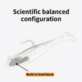 thumbnail image 3 of Fishing Tackle Accessories Pre-Rigged Soft Lure Artificial Swimbait Paddle Tail Fishing Lure Sinking Baits for Trout, 3 of 20
