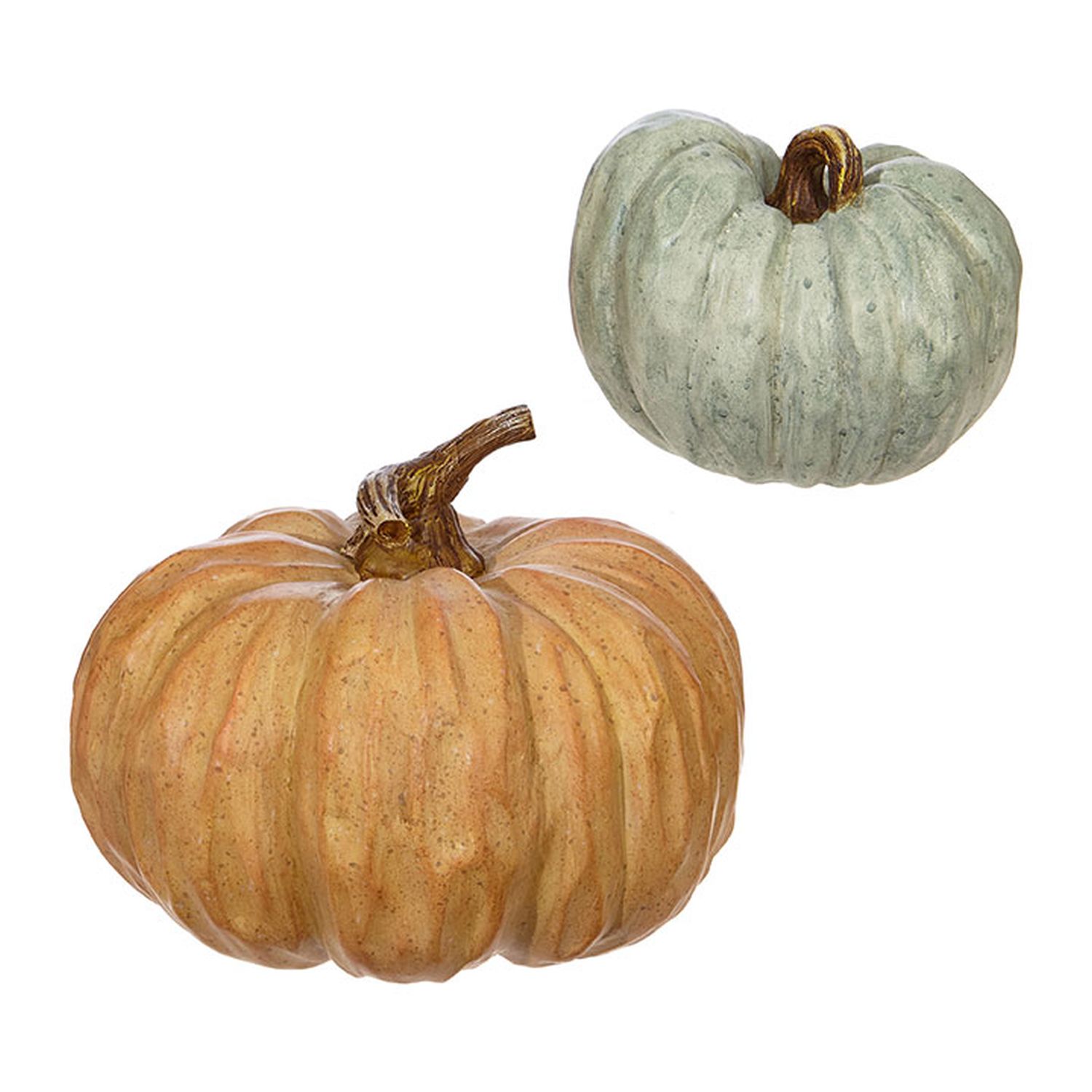 Raz Imports Fall 9.75" Pumpkin, Set of 2 Figurine