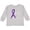 Athletic Heather, variant on Inktastic Testicular Cancer Awareness Faith over Fear Boys or Girls Long Sleeve Toddler T-Shirt