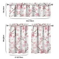 thumbnail image 5 of Bohemian Wildflower Curtains 36 Inch Short - 3 Panel Rustic Farmhouse Set with Vintage Botanical Design, Rod Pocket Window Treatment for Country Decor, 5 of 5