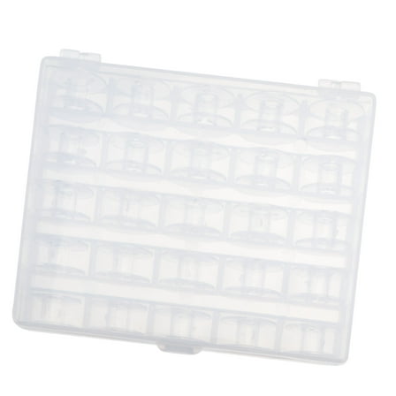 FELTECHELECTR Sewing Supply Bobbin Storage Case 25Pcs 12*4.3*1In