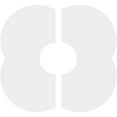 thumbnail image 4 of 16"OD x 5"ID x 6 1/4"C x 1"P Charlotte Architectural Grade PVC Contemporary Ceiling Medallion, Two Piece, 4 of 11
