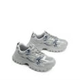 thumbnail image 4 of DREAM PAIRS Women's Platform Sneakers 2.36" Height-Boost Vegan Leather & Mesh - Slip-Resistant Ortholite Comfort, 4 of 8