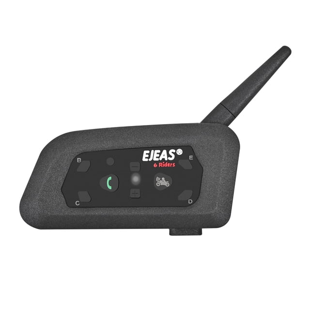 EJEAS V6PRO casco de motocicleta Bluetooth 5,0 auriculares, sistema de comunicación intercomunicador completo EJEAS Walkietalkie de la motocicleta