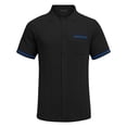 thumbnail image 4 of GrmtClth Shirt for Men Summer Beach Sheer Mesh Top Fashion Button Down Polo Trendy Collared Outfit Short Sleeve Black L, 4 of 4