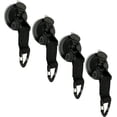 thumbnail image 1 of 4 pcs Heavy Duty Suction Cups with Hooks Upgraded Car Camping Tie Down Suction Cup Camping Tarp Accessory with Viscous Silicone Strong Power for Car Awning Boat Camping Trap, 1 of 5