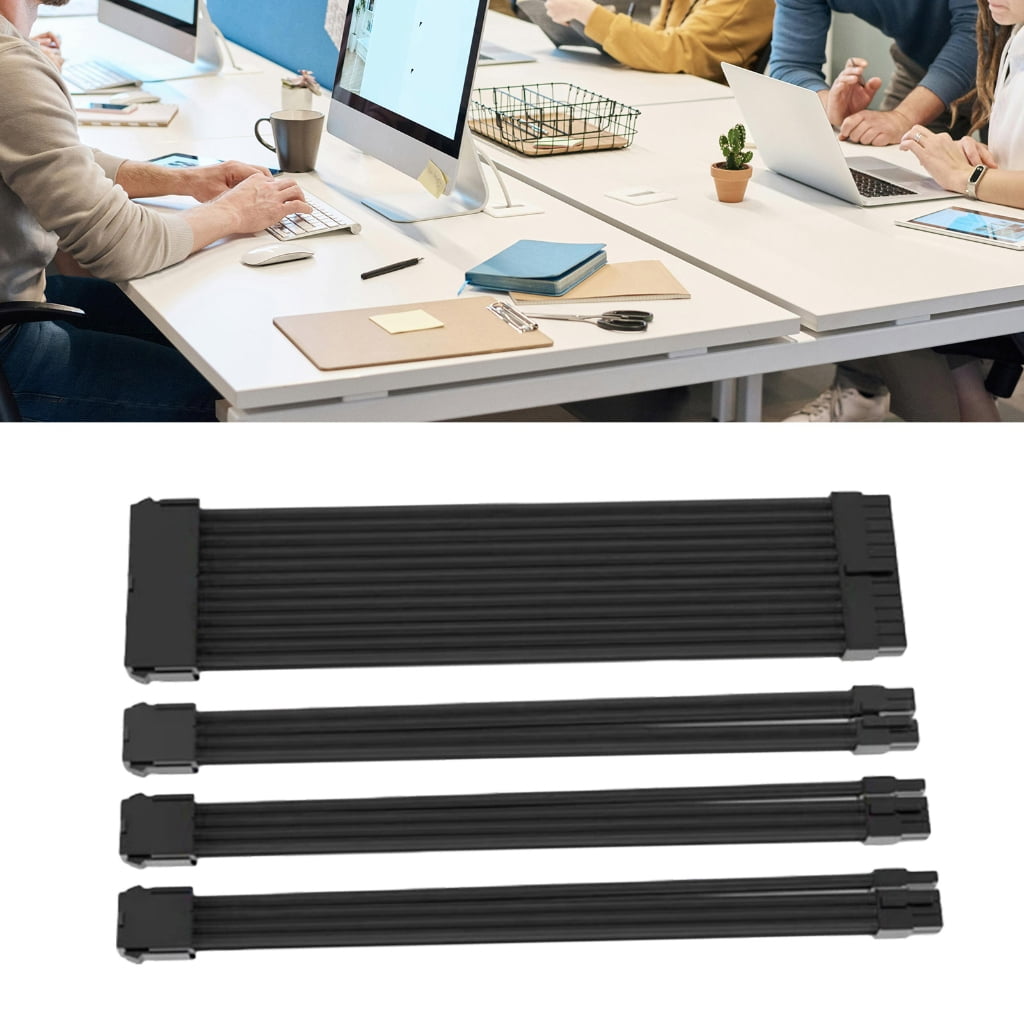 PatungKu ATX24Pin Power Extension Cable Set 1x24Pin/1x8Pin(4+4)CPU /2x8Pin(6P+2P) PCIE