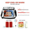 thumbnail image 5 of Aosbos Lunch Box for Women Men Insulated Lunch Bag Cooler Bags with Shoulder Strap Marble, 5 of 7