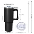 thumbnail image 2 of OBREWU Awesome Like My Daughter Tumbler with Handle and Lid,40oz Awesome Like My Daughter Double Wall Vacuum Insulated Tumbler,Awesome Like My Daughter Cups Gift for Women and Men, 2 of 7