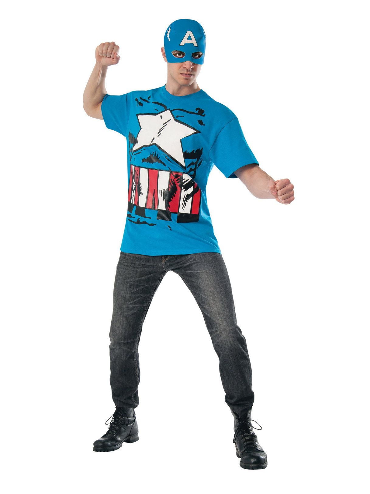 Captain America Costume T-Shirt with 