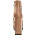 thumbnail image 3 of Journee Womens Marnnie Pointed Toe Platform Ankle Booties, 3 of 8