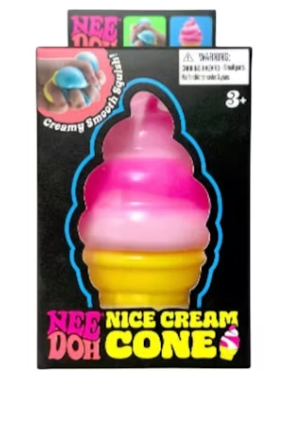 Nee Doh Nice Cream and Cube, 1 random color each