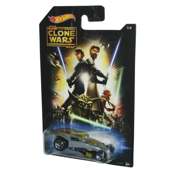 Star Wars Hot Wheels (2014) Clone Wars Brutalistic Toy Car 7/8