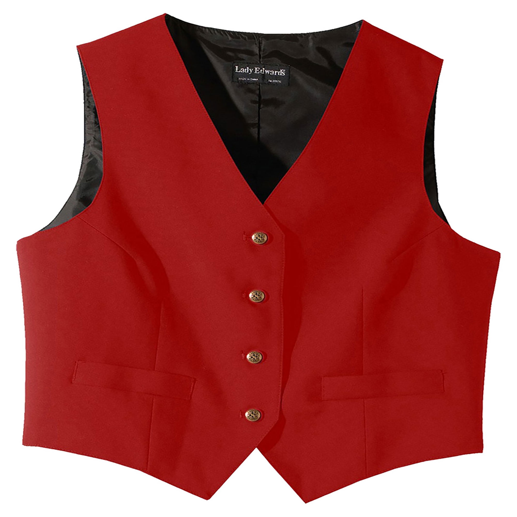 Edwards Garment Women's Fully Lined V-Neck Economy Vest, Style 7490 ...