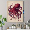 thumbnail image 4 of Vintage Octopus Canvas Wall Art 15.75x11.81 Inches, 4 of 8