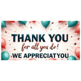 thumbnail image 2 of Decorative Design Thank You Banner Balloon Decoration Appreciation Banner Colorful Theme for Employee Recognition Corporate Events Gratitude Parties, 2 of 8